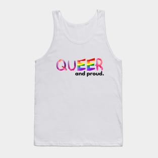 Queer and proud Tank Top